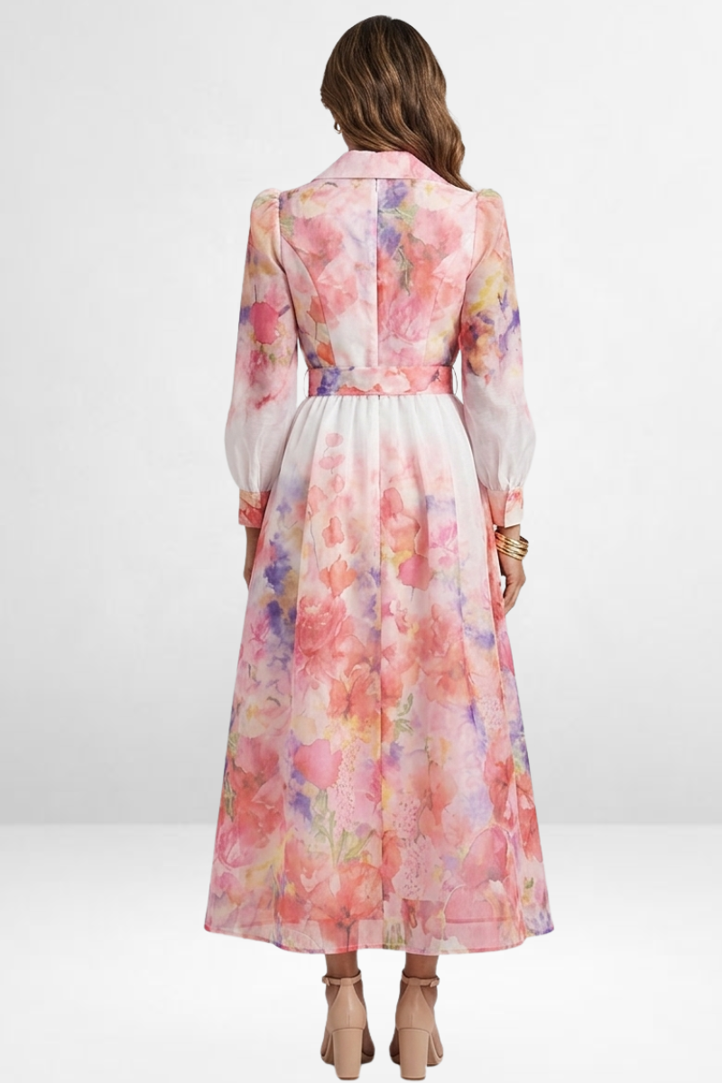 Floral Belted Dress