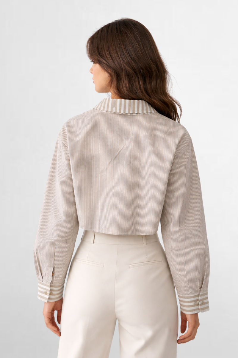 Patchwork Stripe Shirt