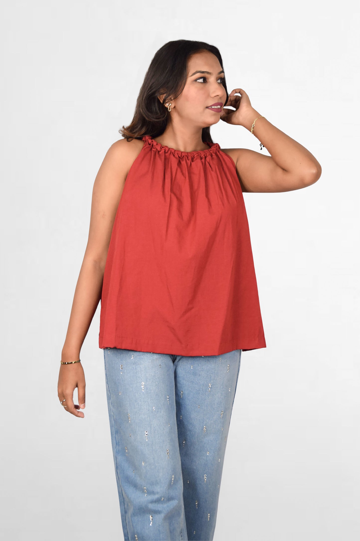 Braided Neck Tank