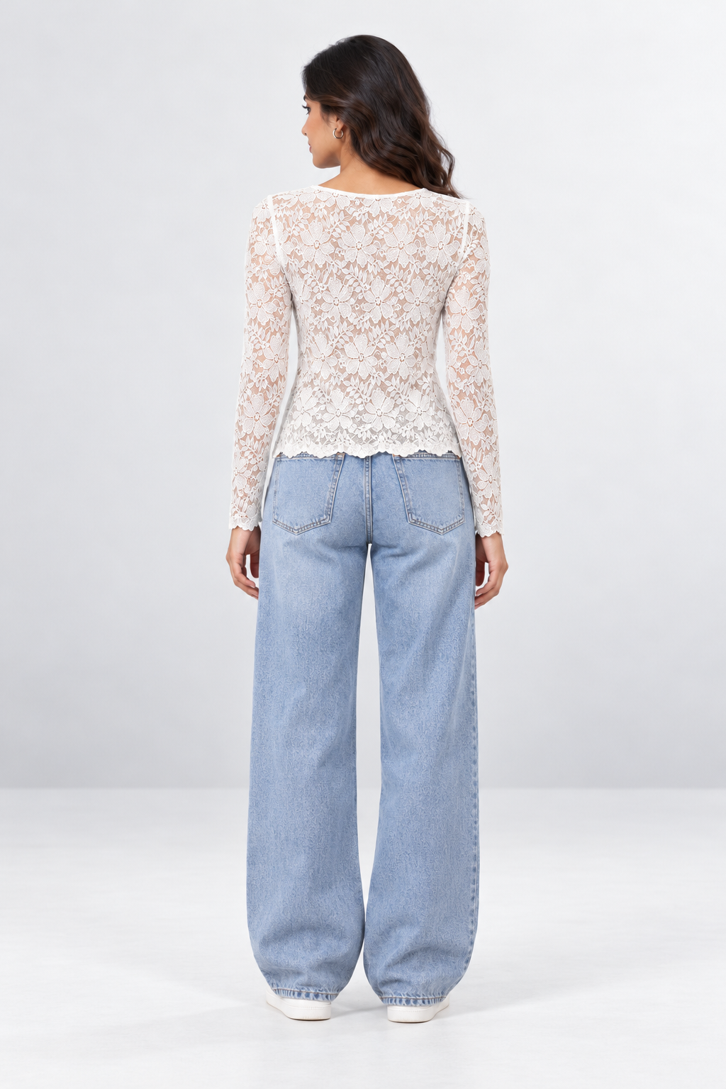 Lace Bloom Bling Top