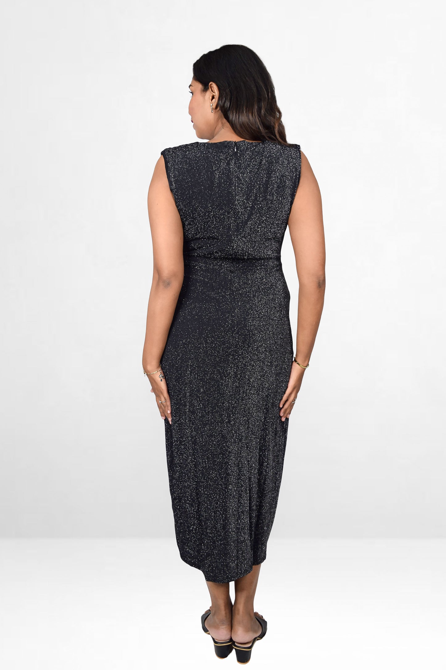 Shimmer Wrap Dress