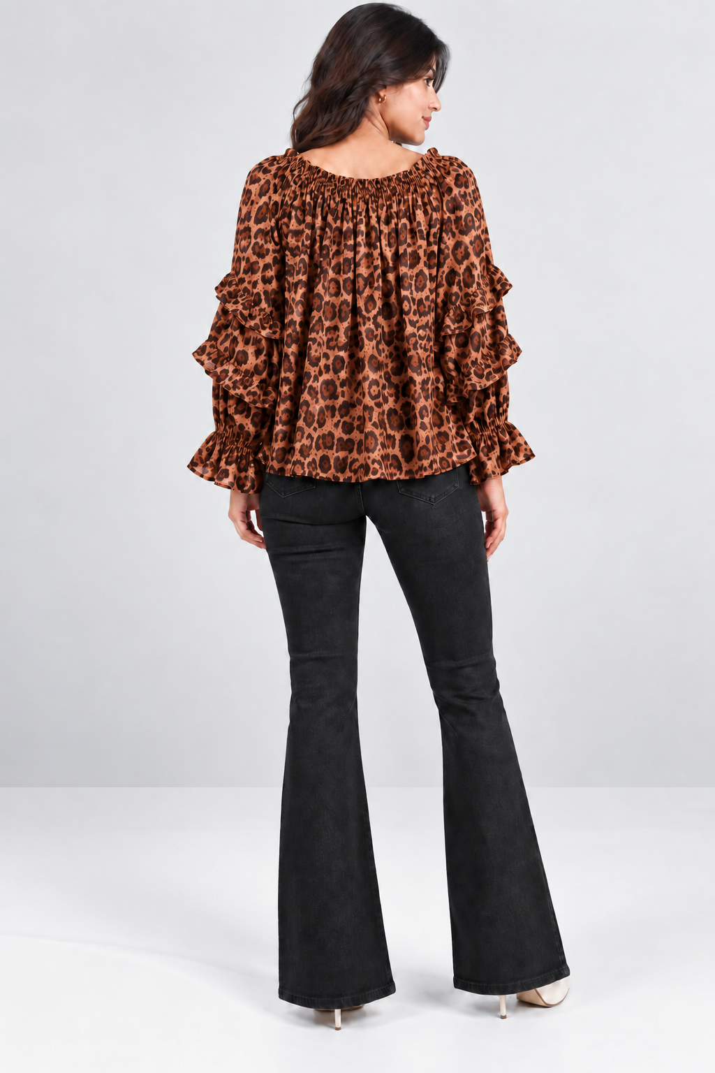 Wild Muse Ruffle Sleeve Top