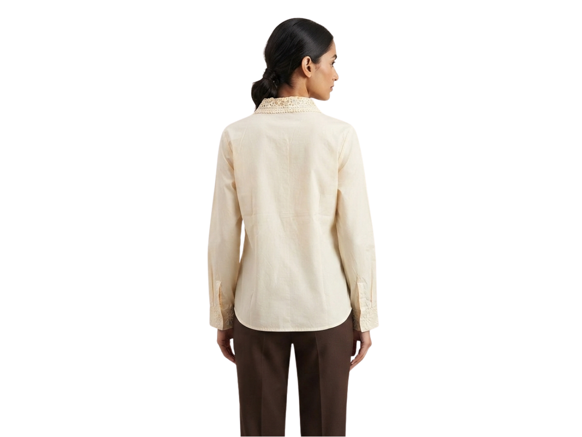 Lace Embroidered Shirt
