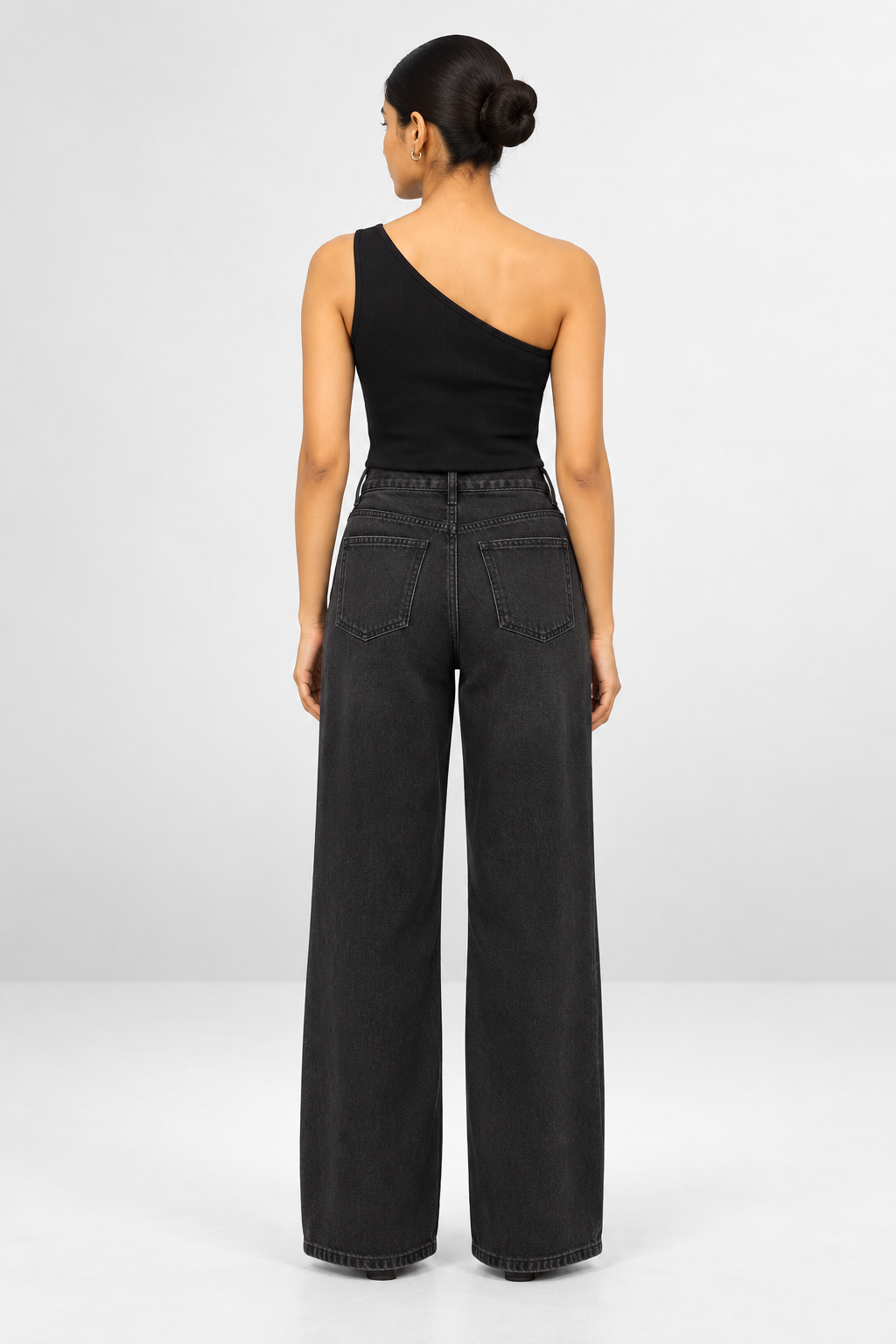 Brooch One-Shoulder Top