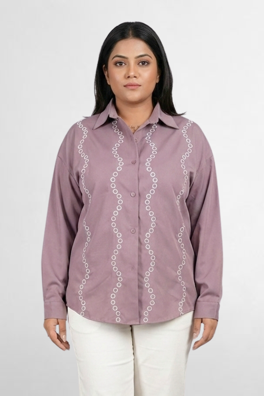 Circle Emb Shirt
