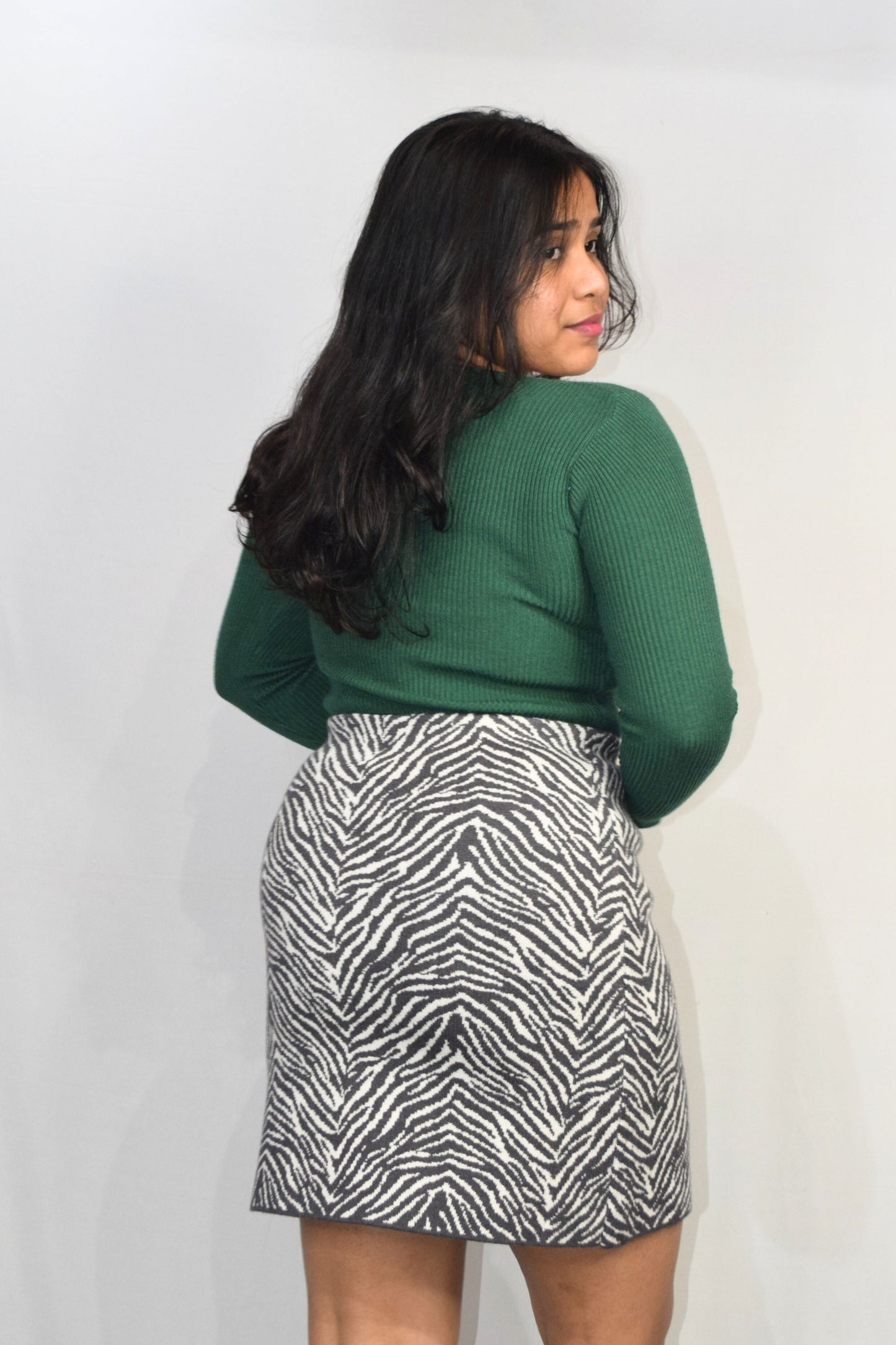 Zebra Glow Skirt