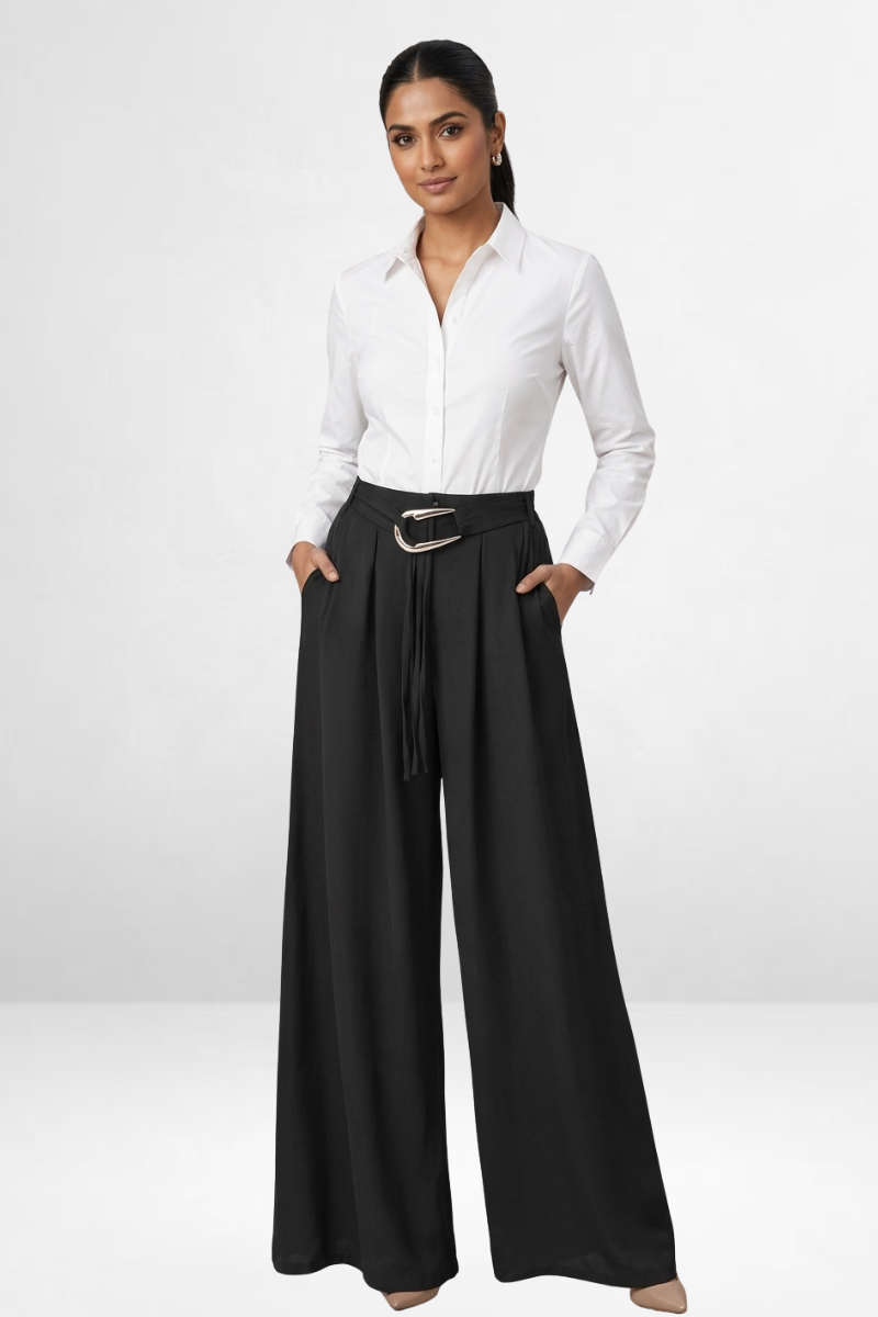 Statement Belt Korean Pants