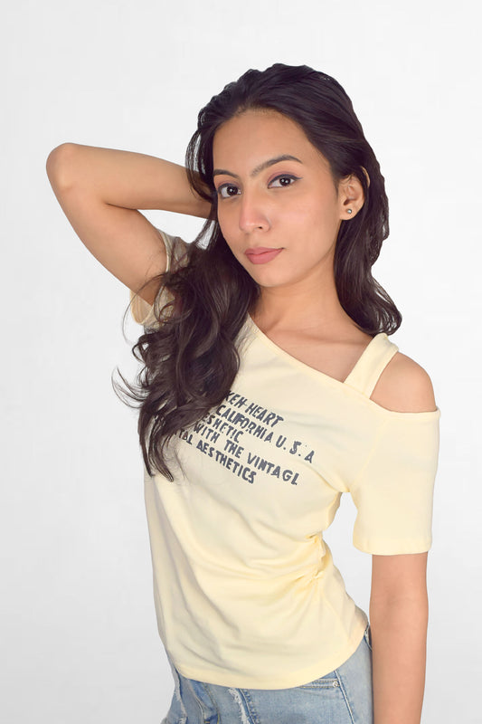 Bold Off-Shoulder Tee