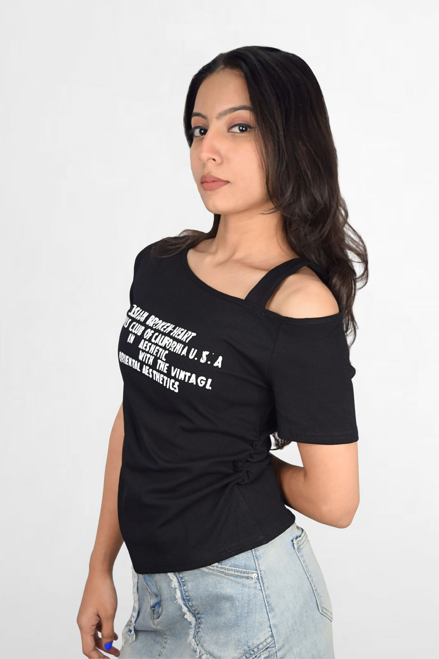 Bold Off-Shoulder Tee