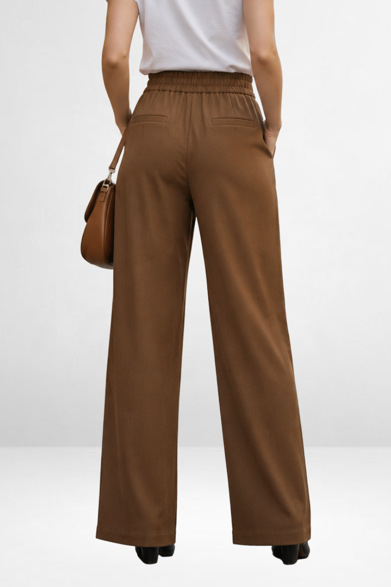 High-Waist Wide Leg Trousers