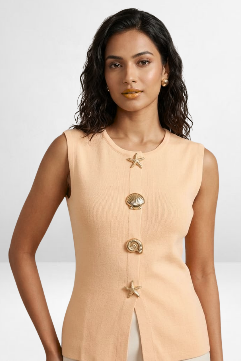 Seashell Charm Top