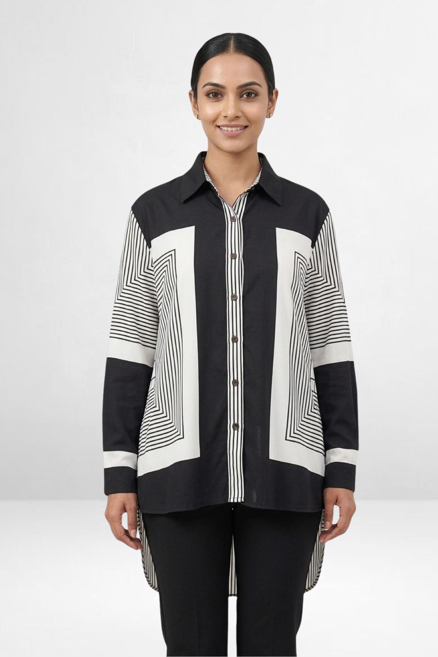 BnW Gemoetric Shirt
