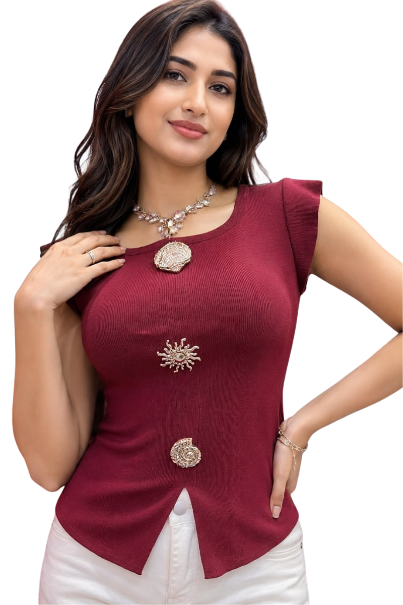 Marine Muse Top
