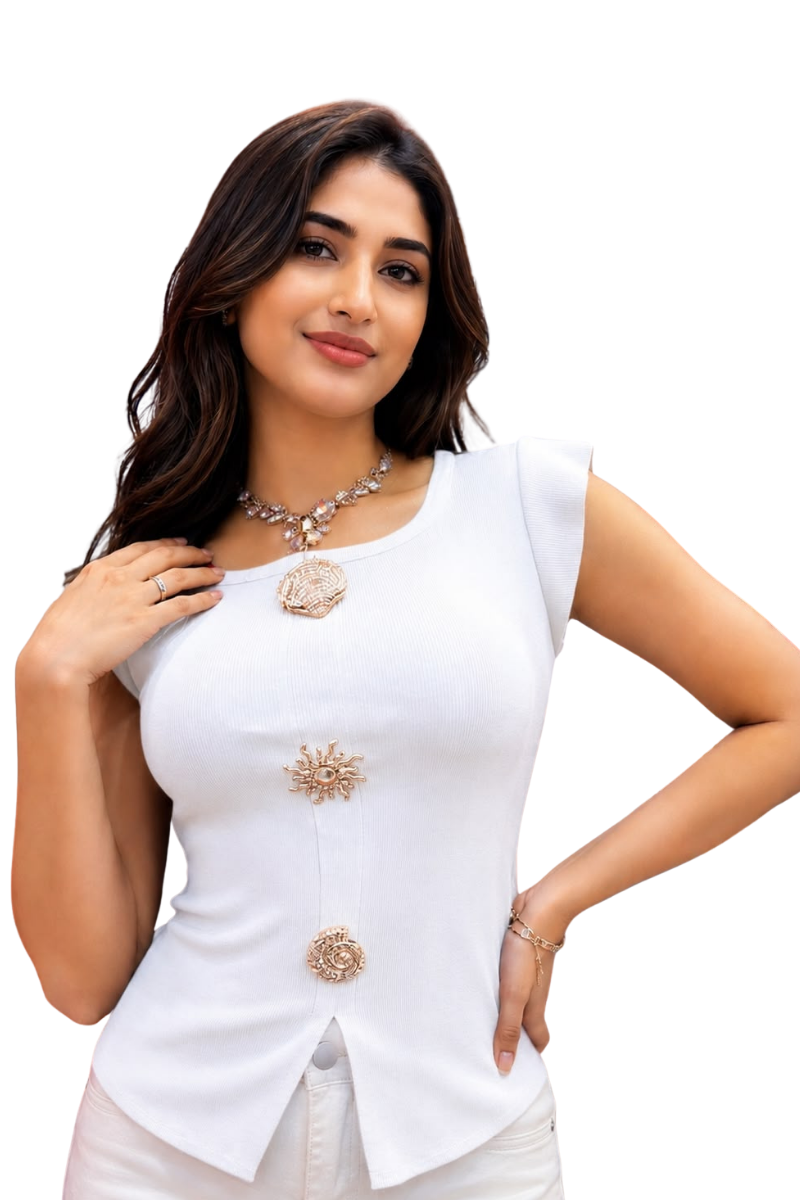 Marine Muse Top