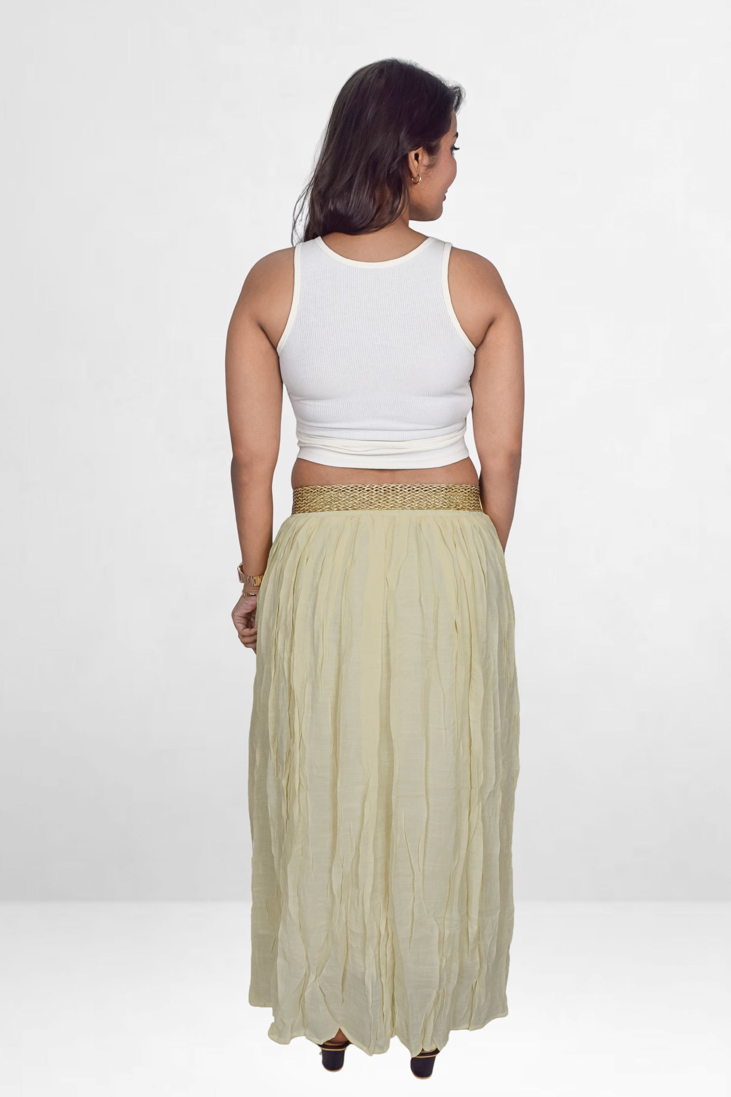 Statement Belt Skirt