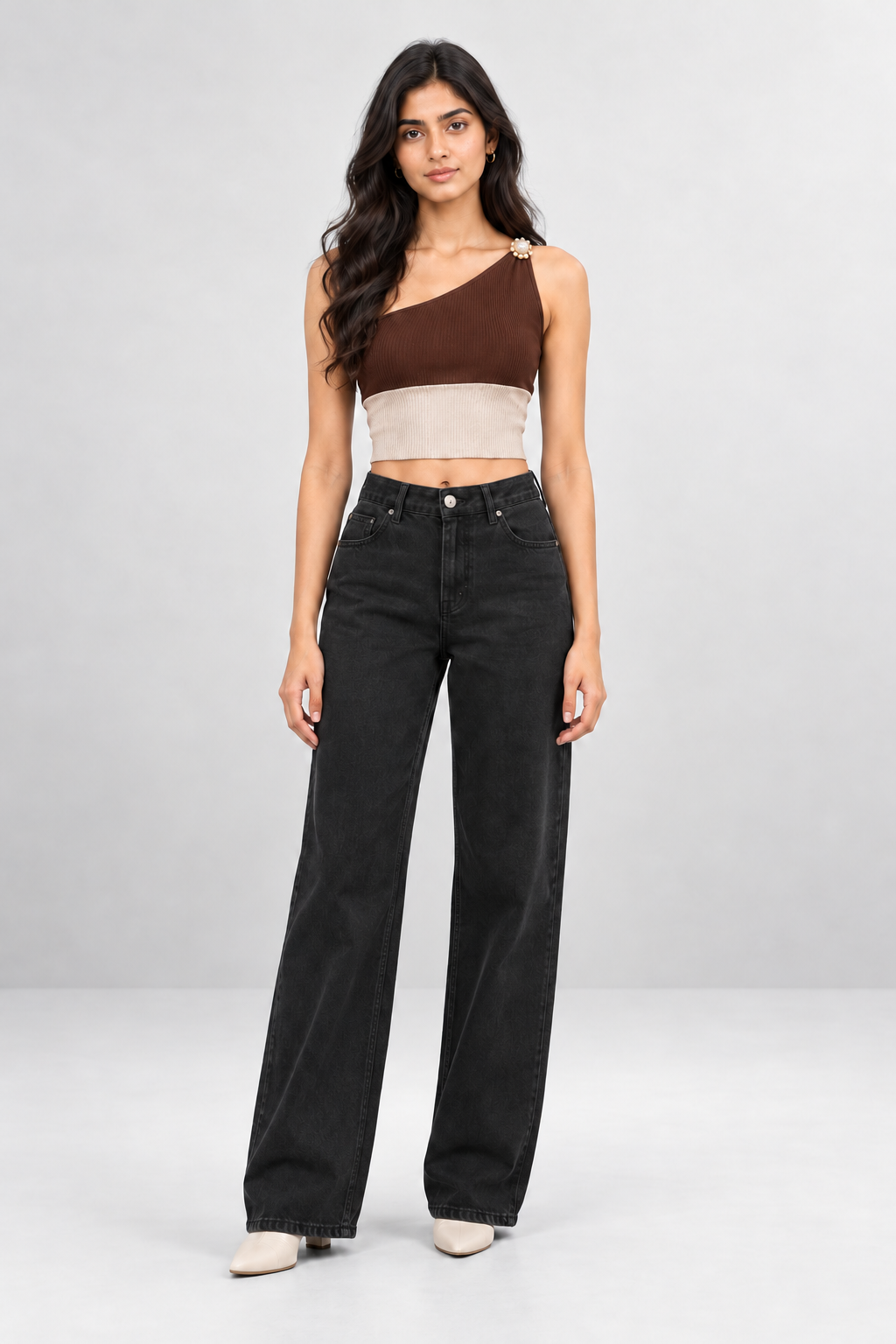 Pearl One-Shoulder Top
