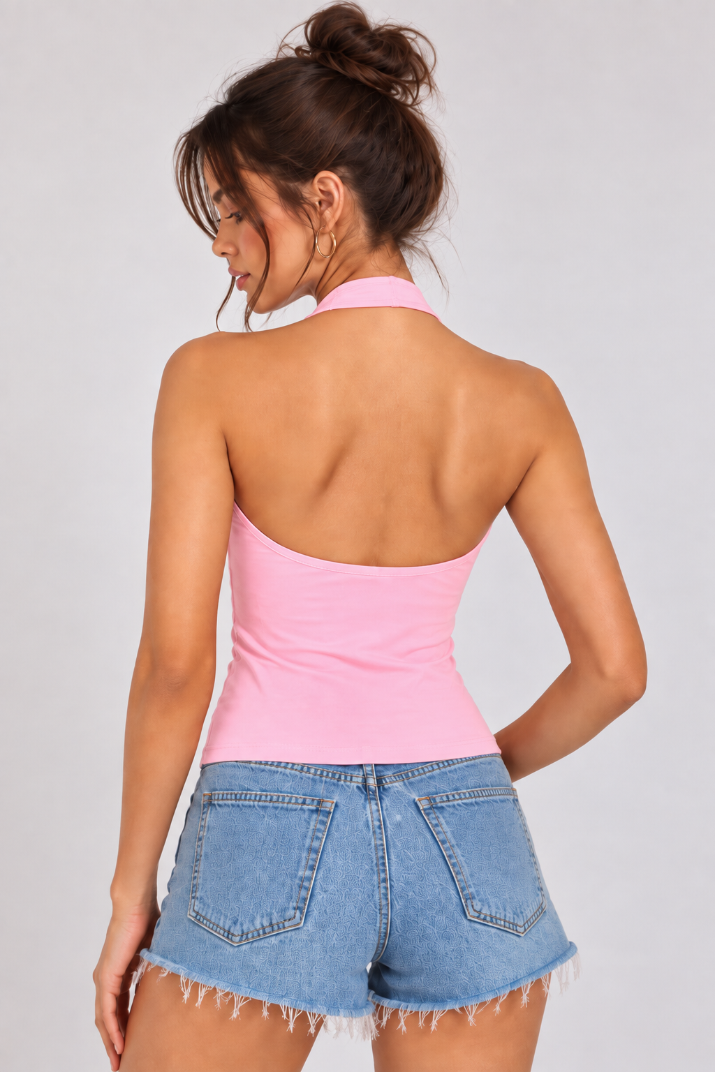 BRKLYN Graphic Halter Top