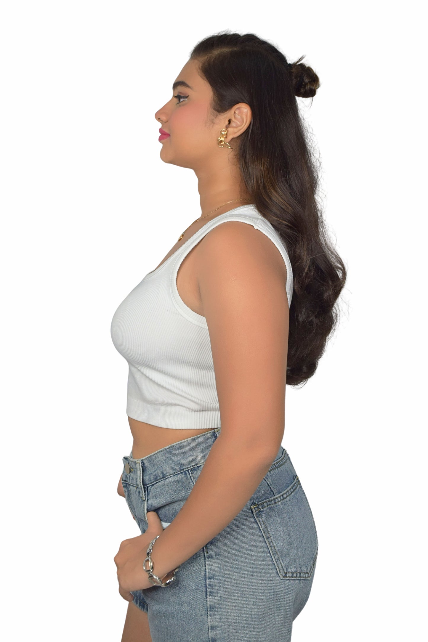 Ribbed Crop Tank