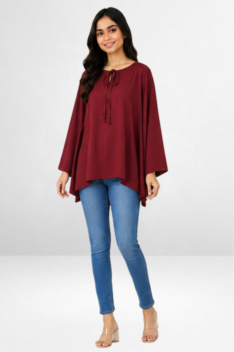 Short Satin Kaftan