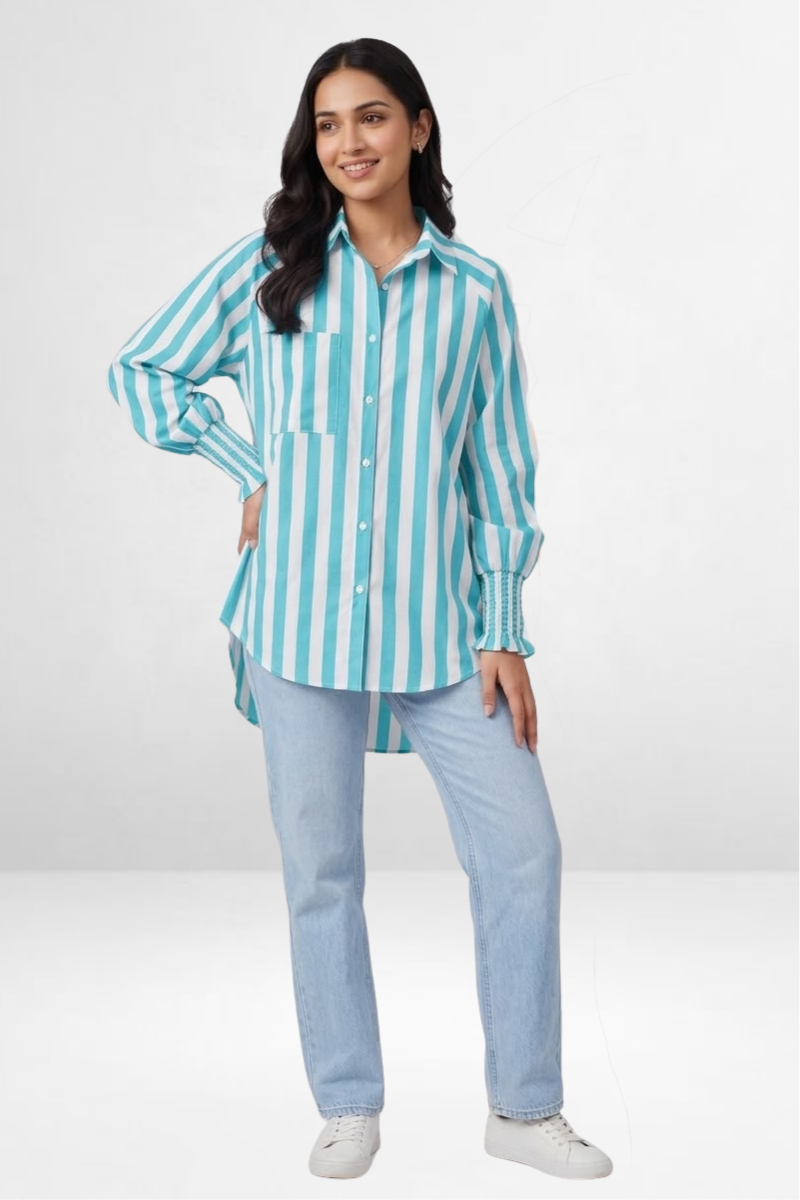 Striped Oversized Shirt