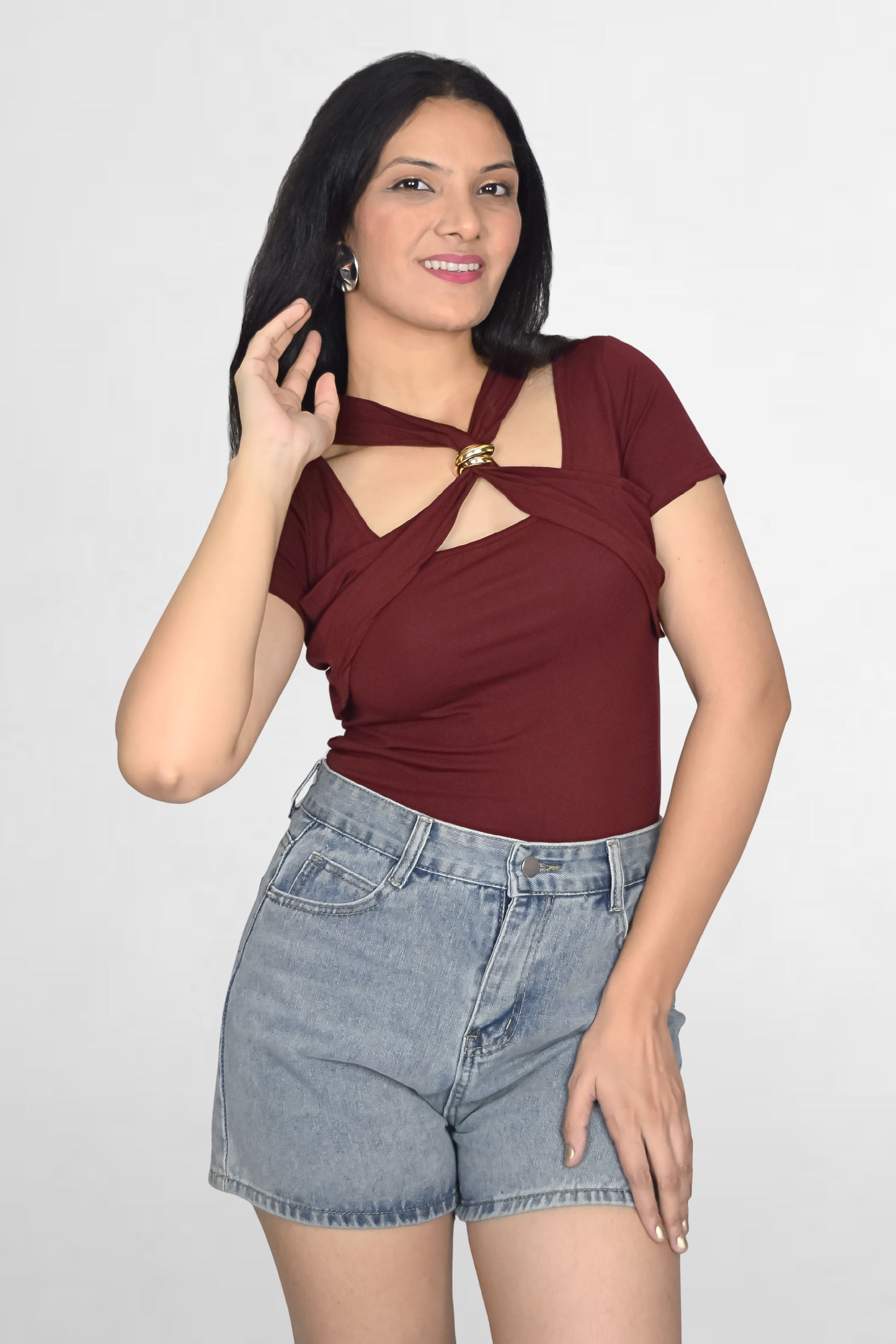 Twist Buckle Top