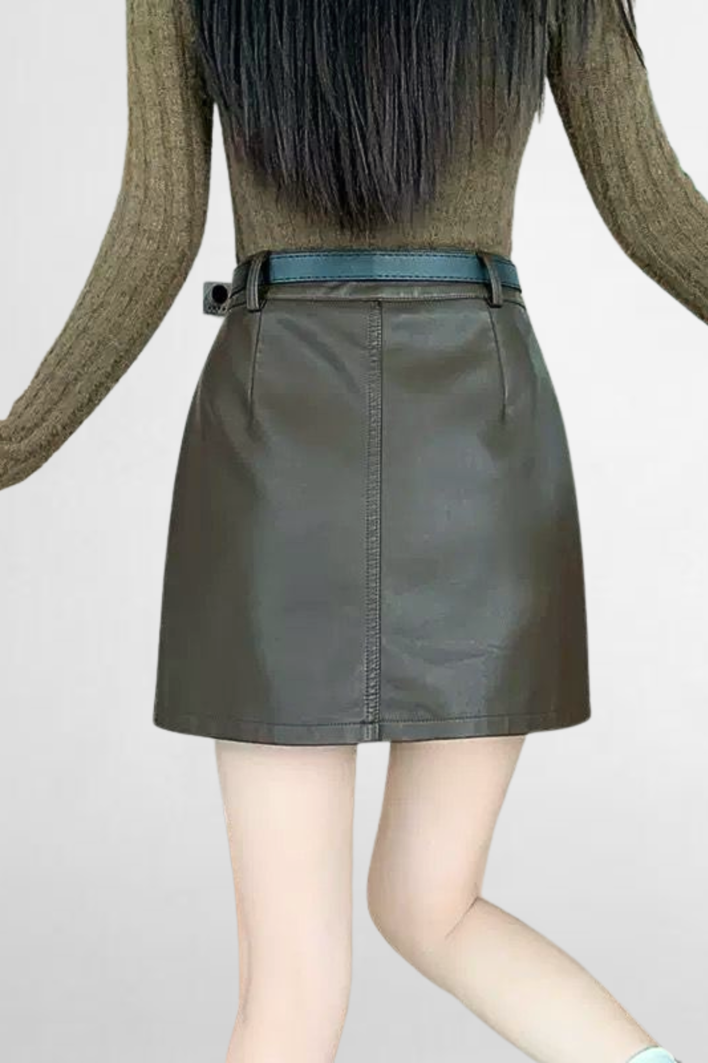 Leather 2P Skirt