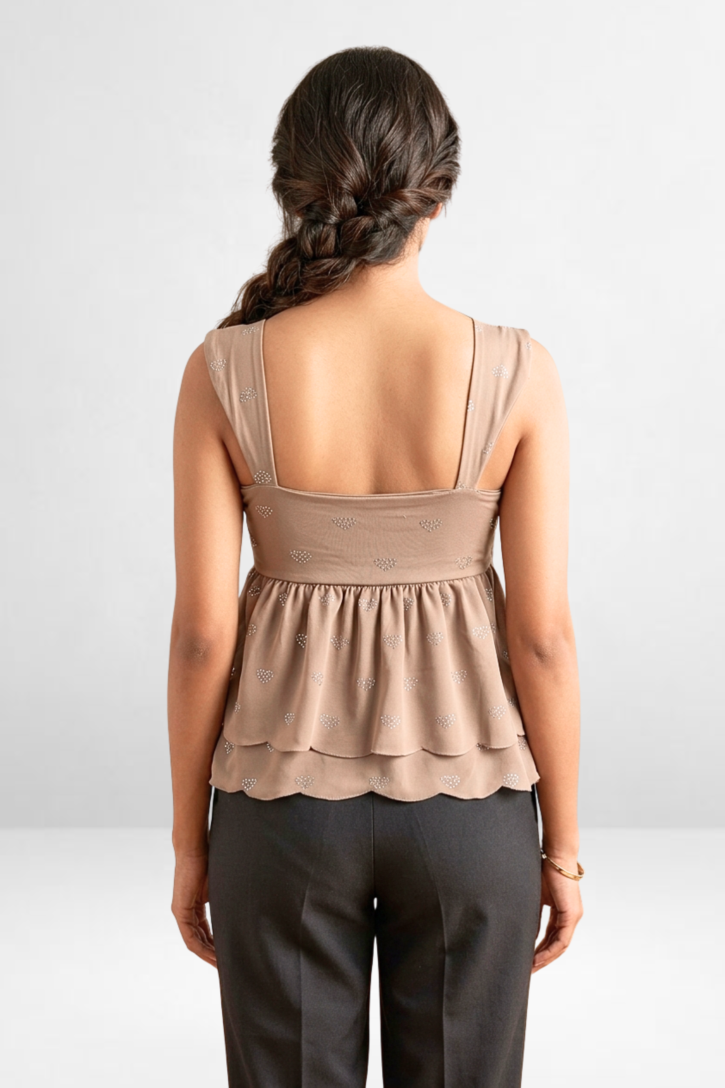Heart Embellished Top