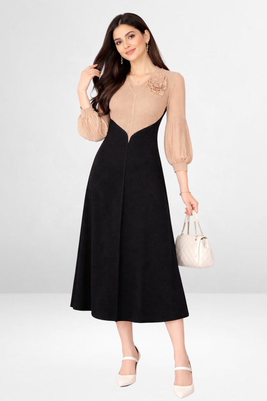 Contour Magic Midi Dress