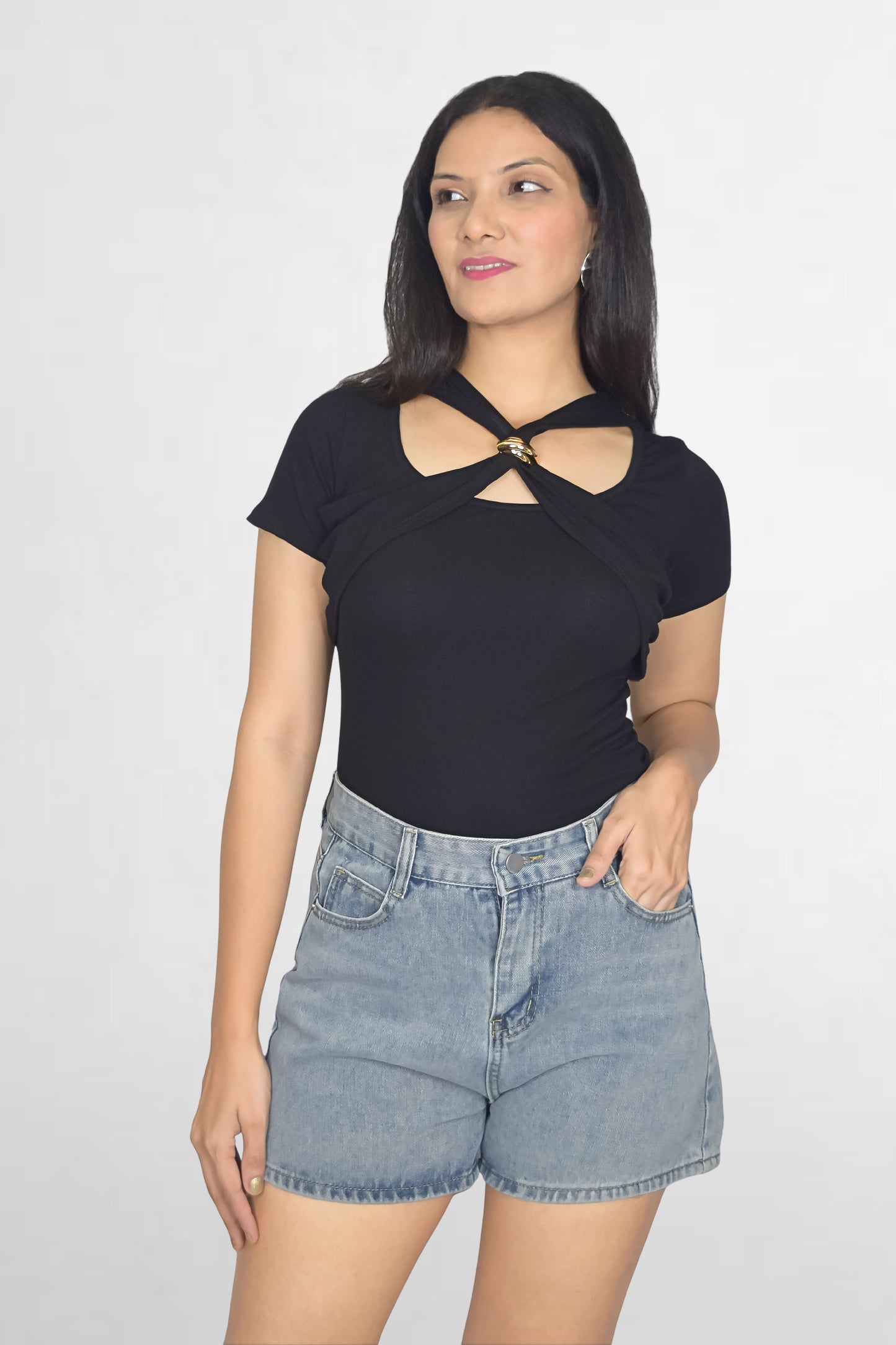 Twist Buckle Top