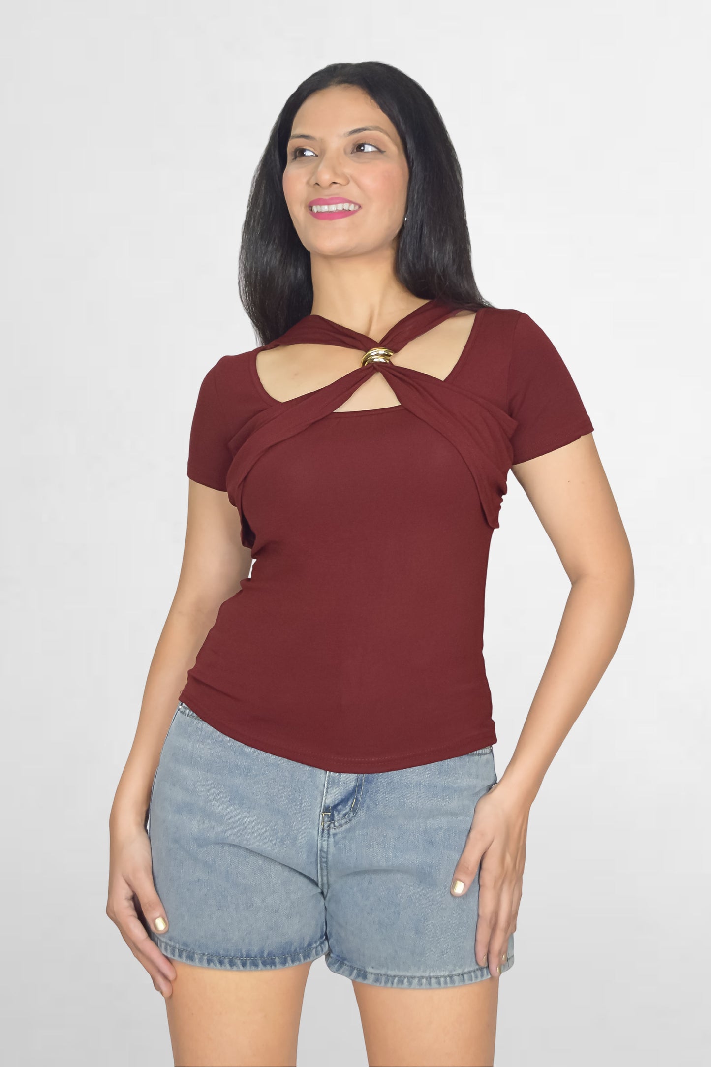 Twist Buckle Top