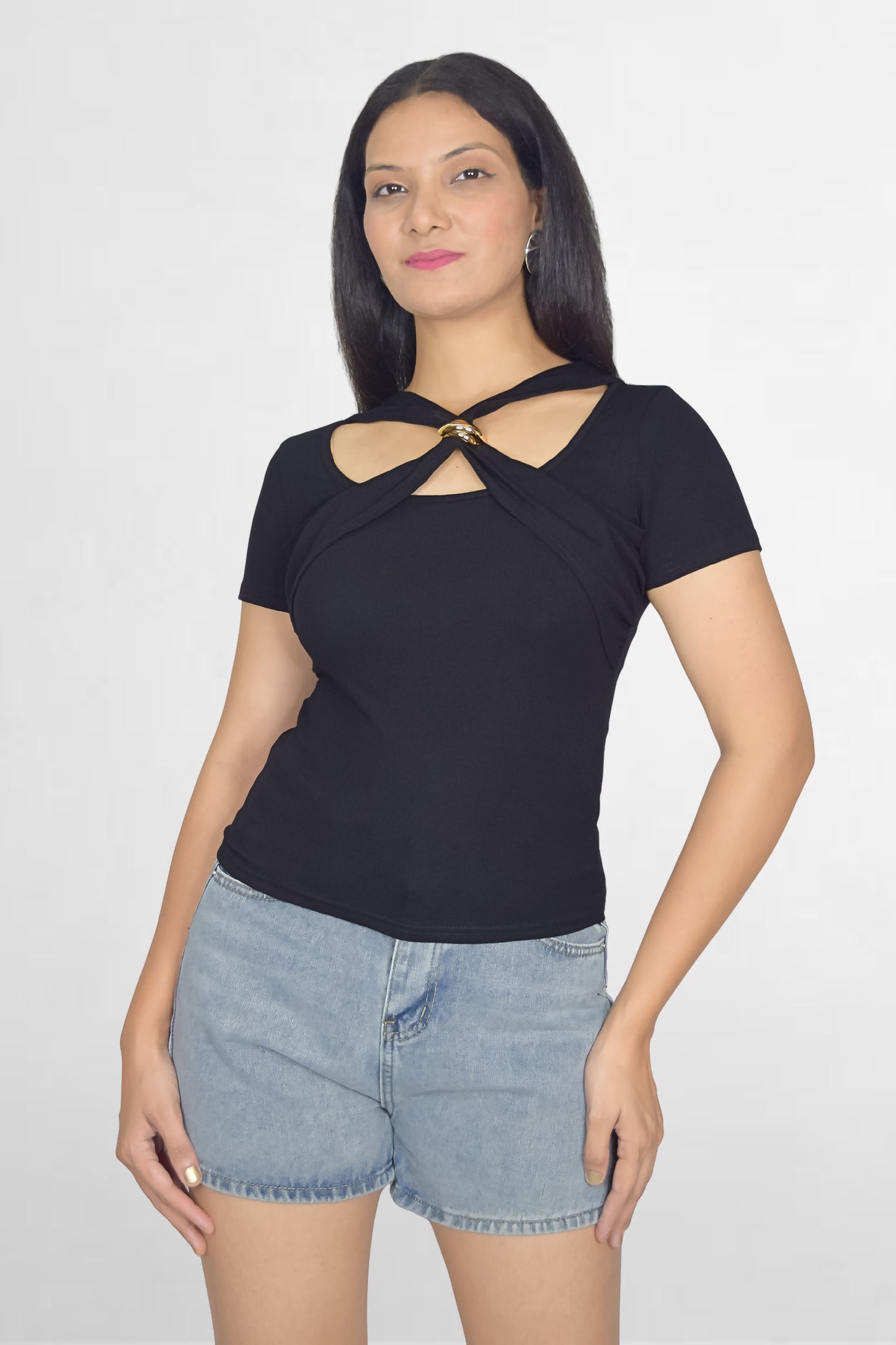 Twist Buckle Top