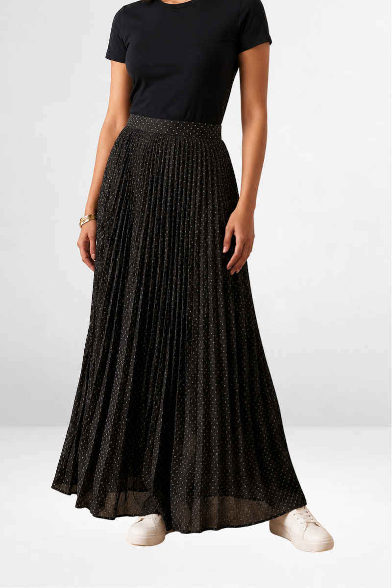 Polka Dot Long Skirt