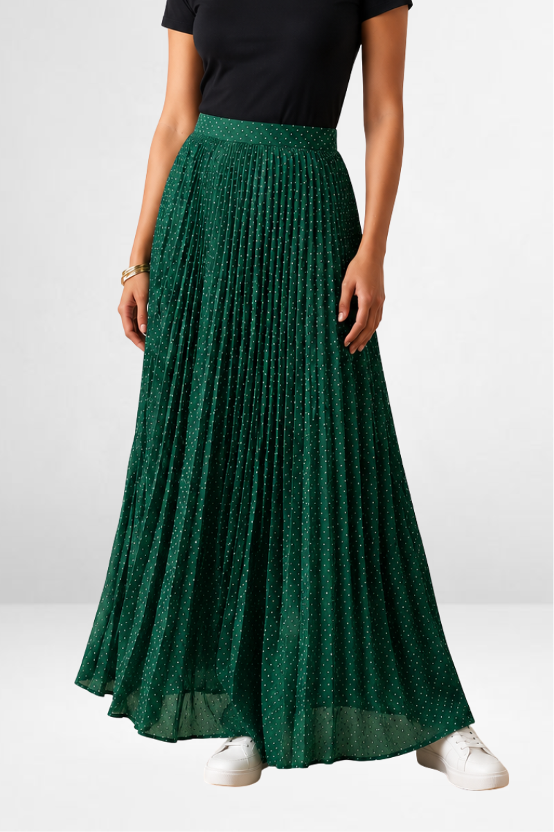 Polka Dot Long Skirt