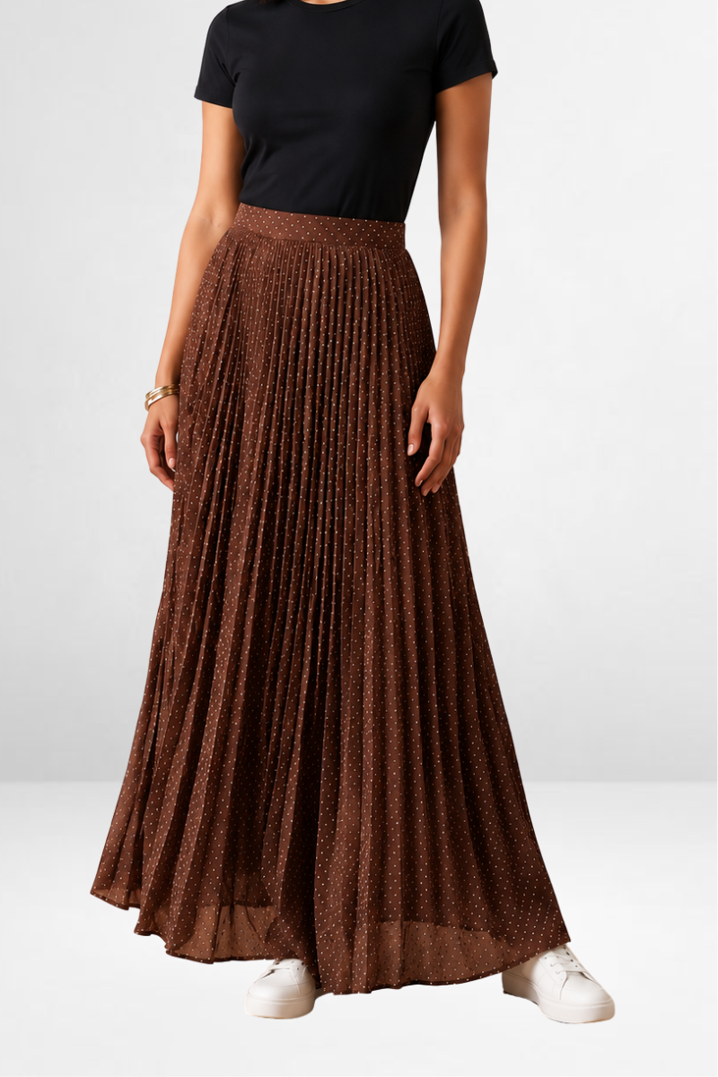 Polka Dot Long Skirt