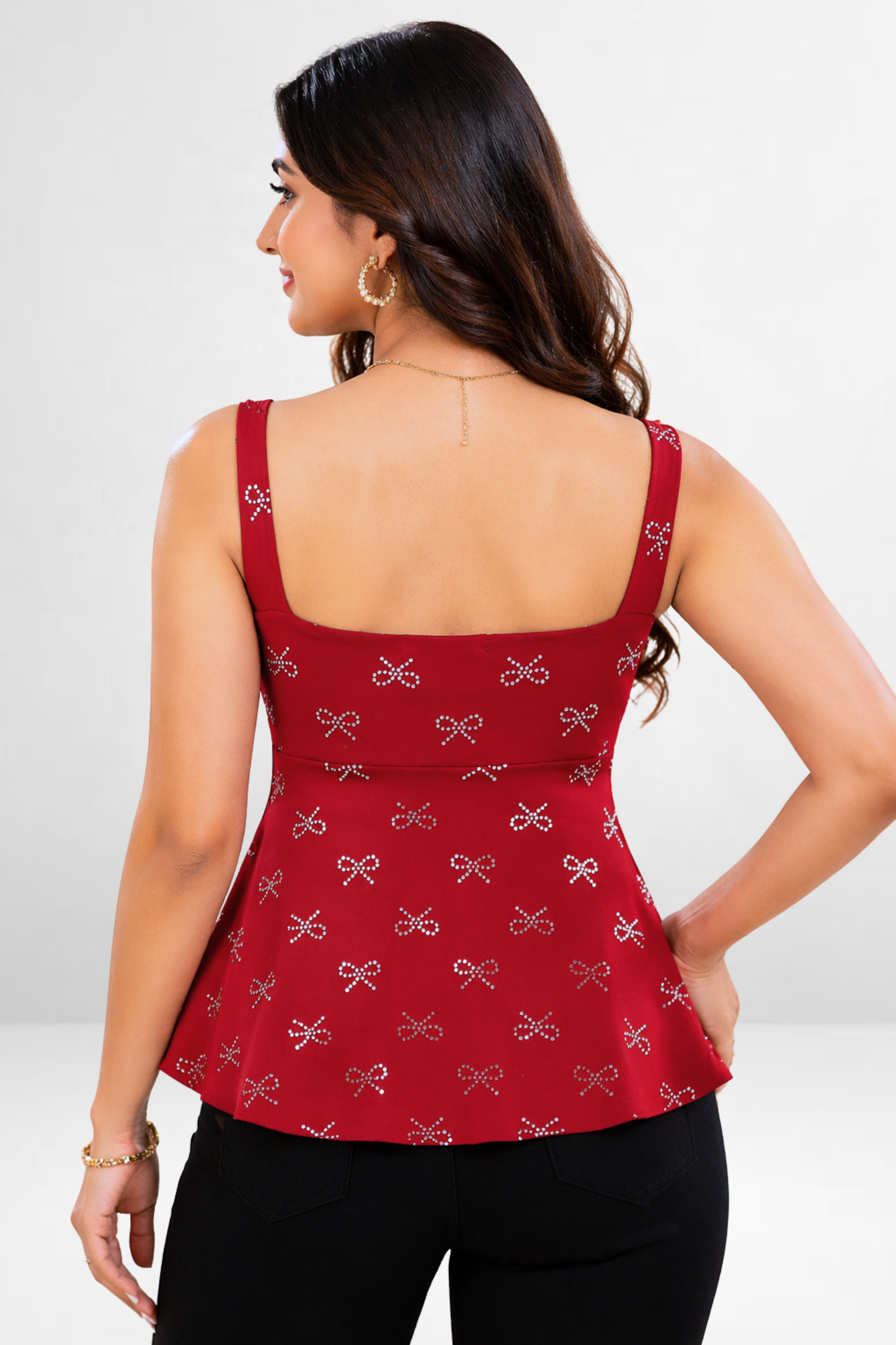 Scarlet Bow Top