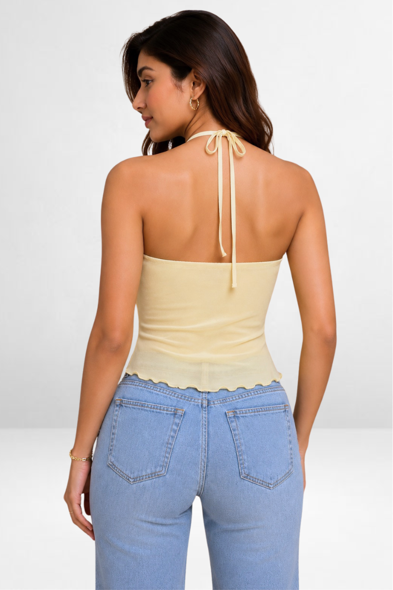 Halter Buckle Top