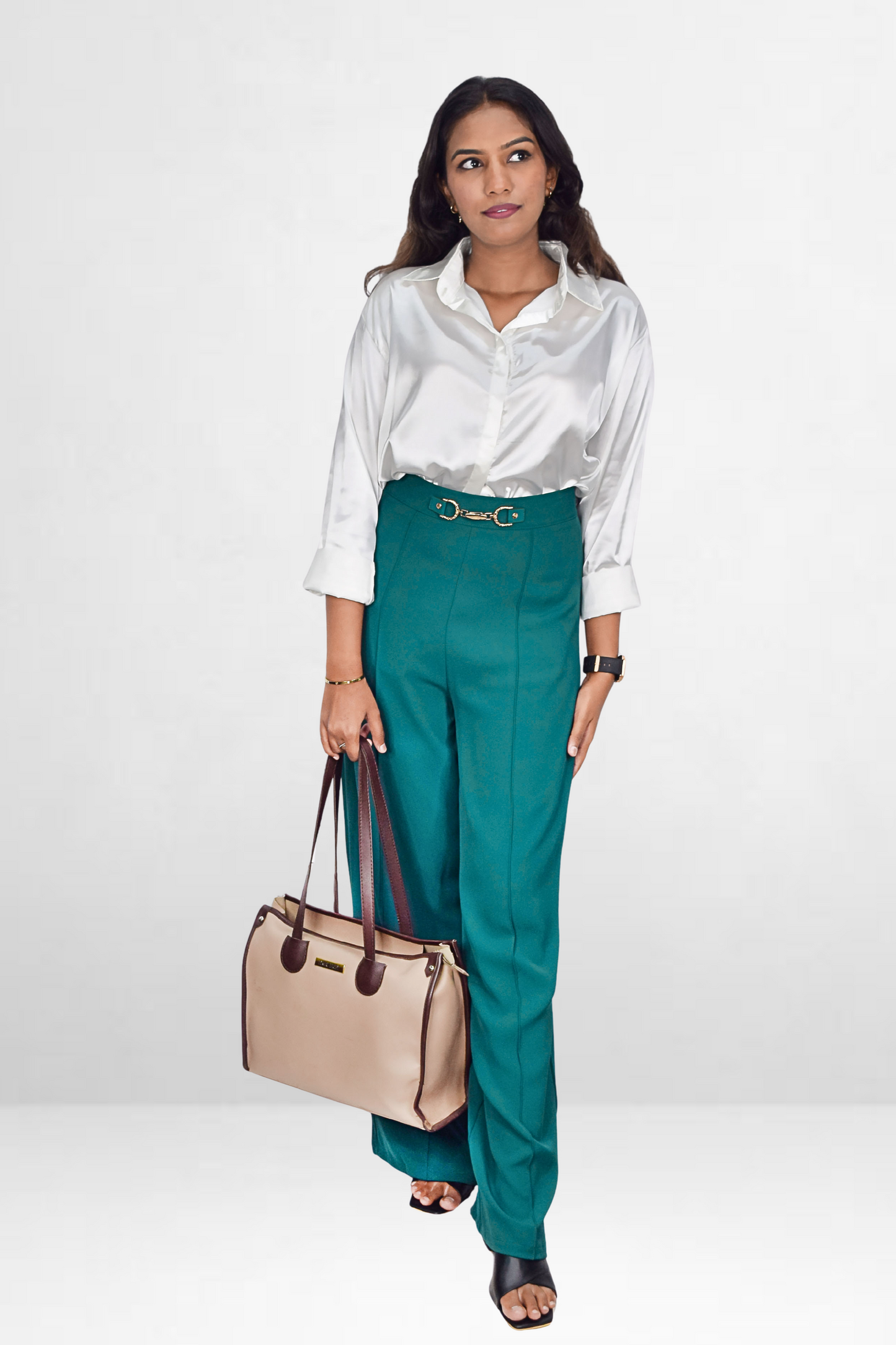 Apple Cut Satin Shirt