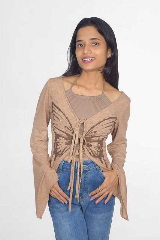 Butterfly Tie Top