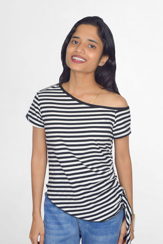Striped Knot Tee