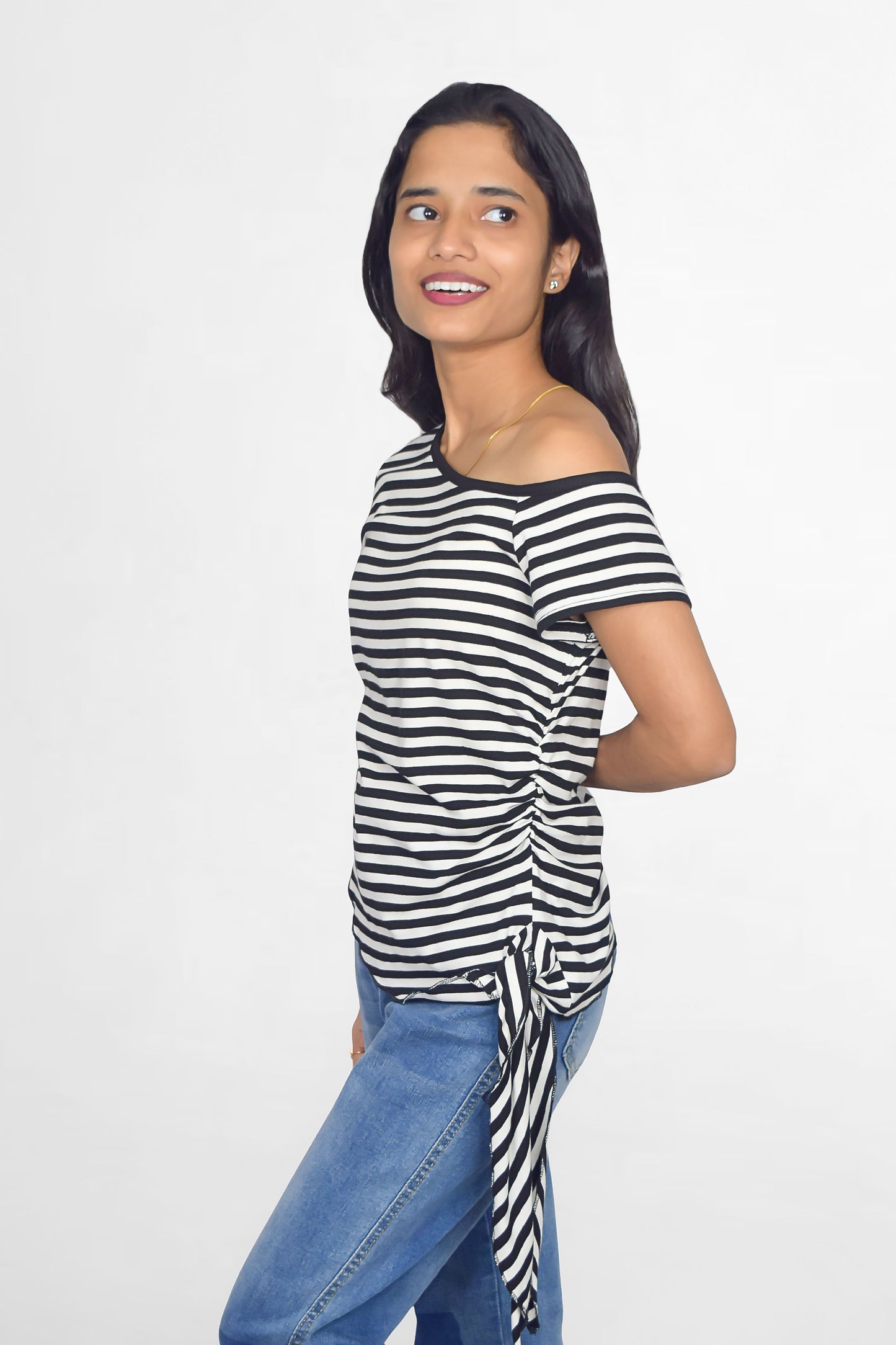 Striped Knot Tee