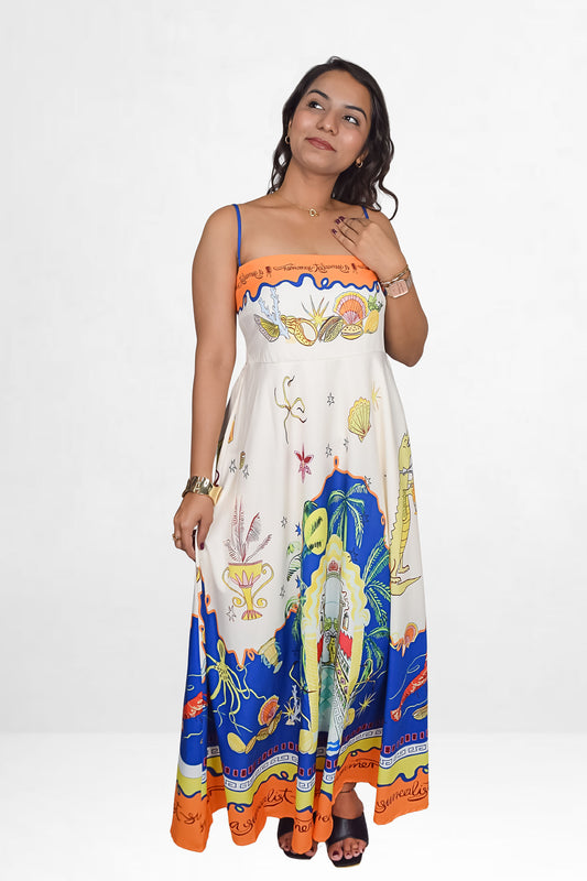 Tropic Maxi Slip Dress
