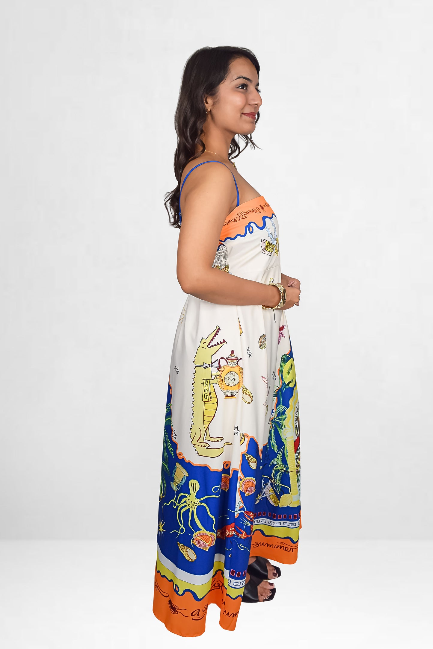 Tropic Maxi Slip Dress