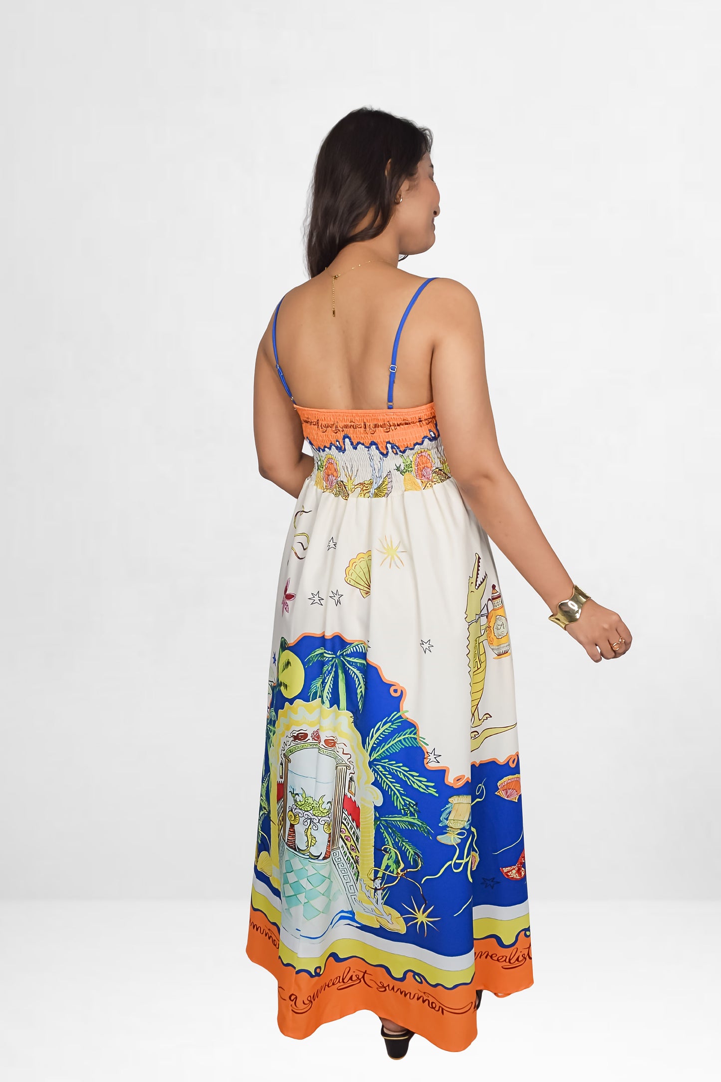 Tropic Maxi Slip Dress