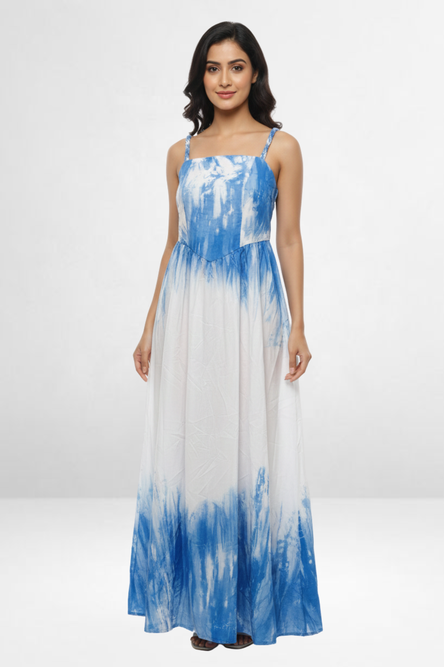 Ombre Tie-Dye Maxi Dress
