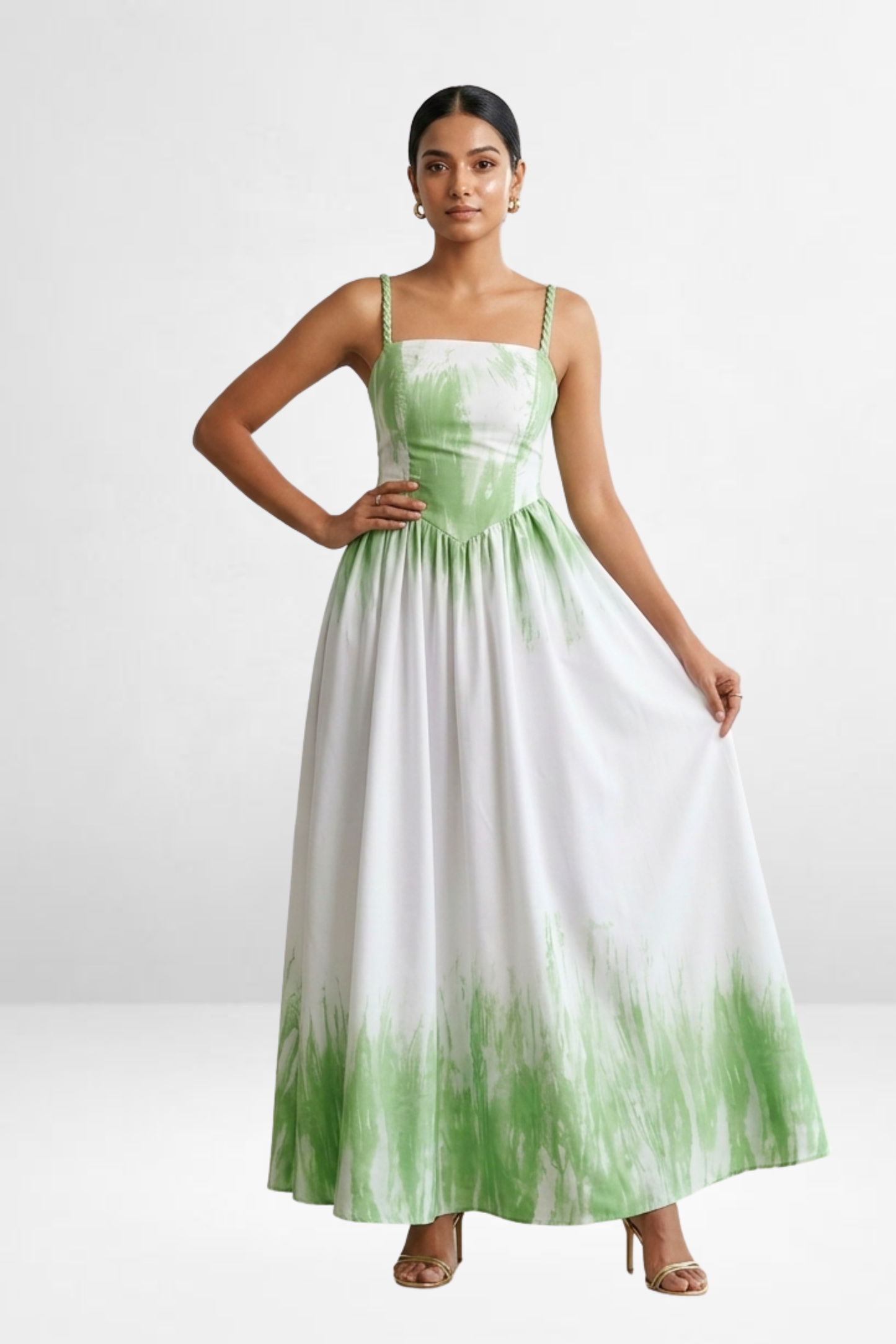 Ombre Tie-Dye Maxi Dress