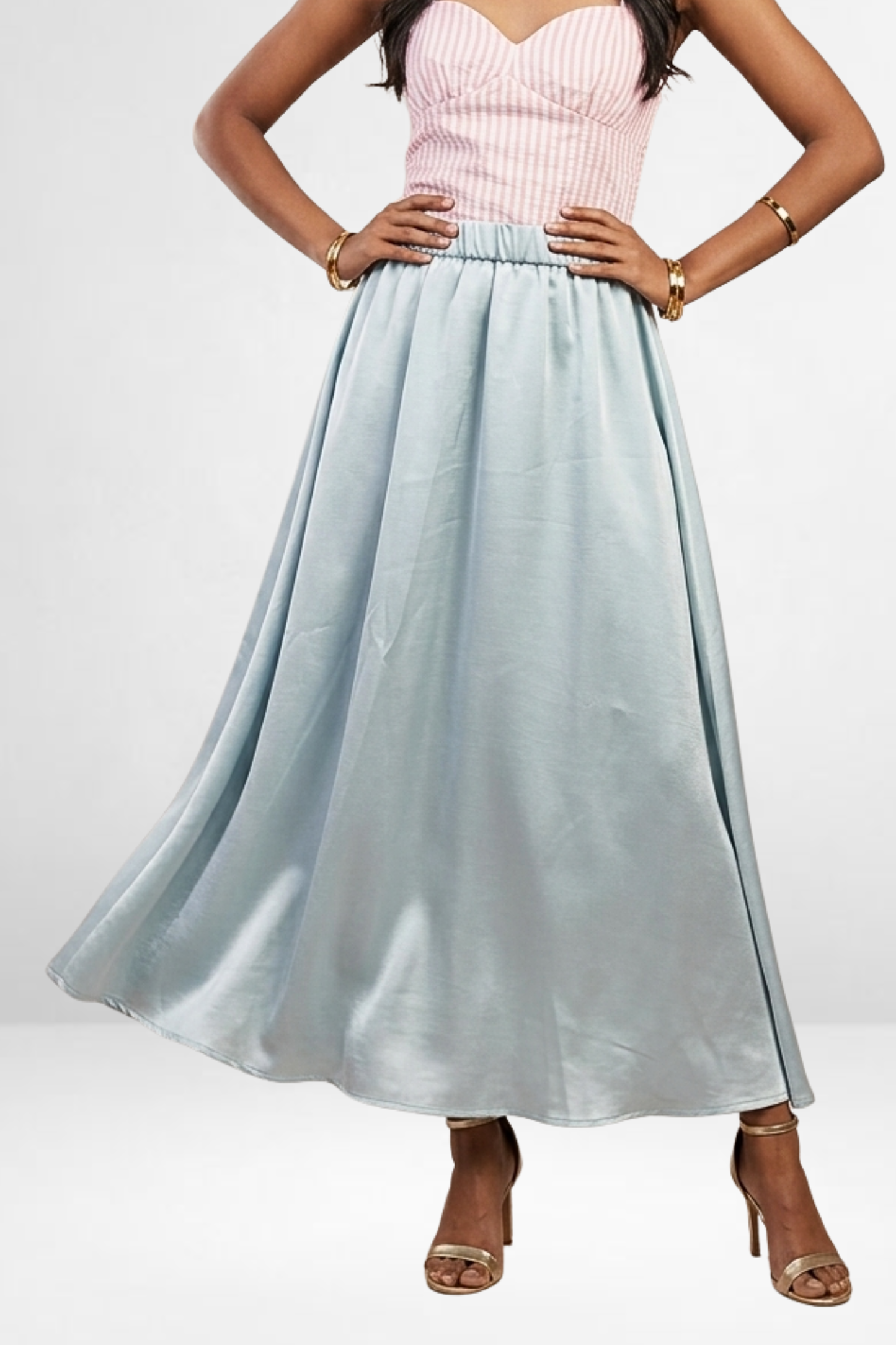 Satin Maxi Skirt