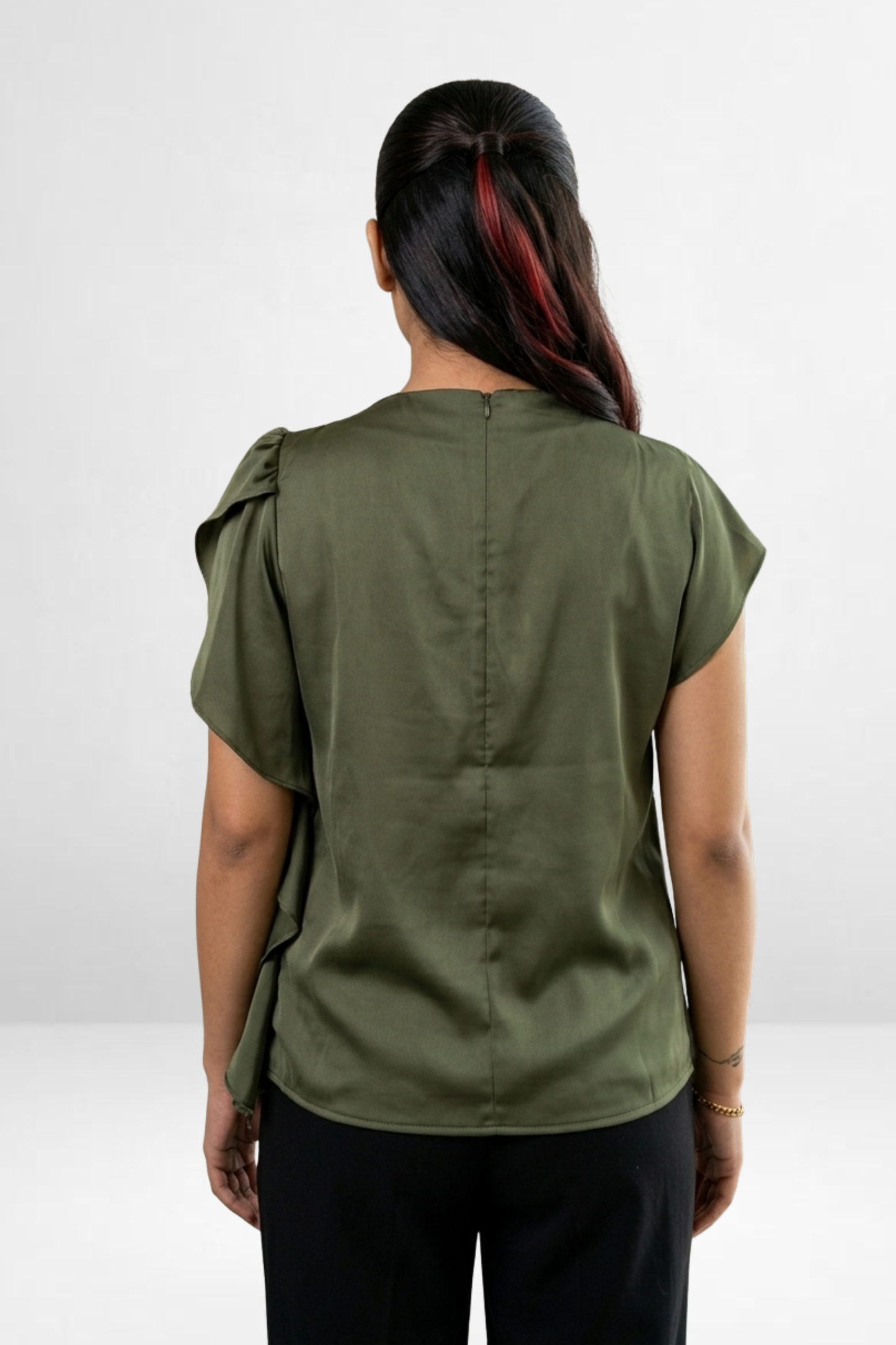 Drape Ruffle Top