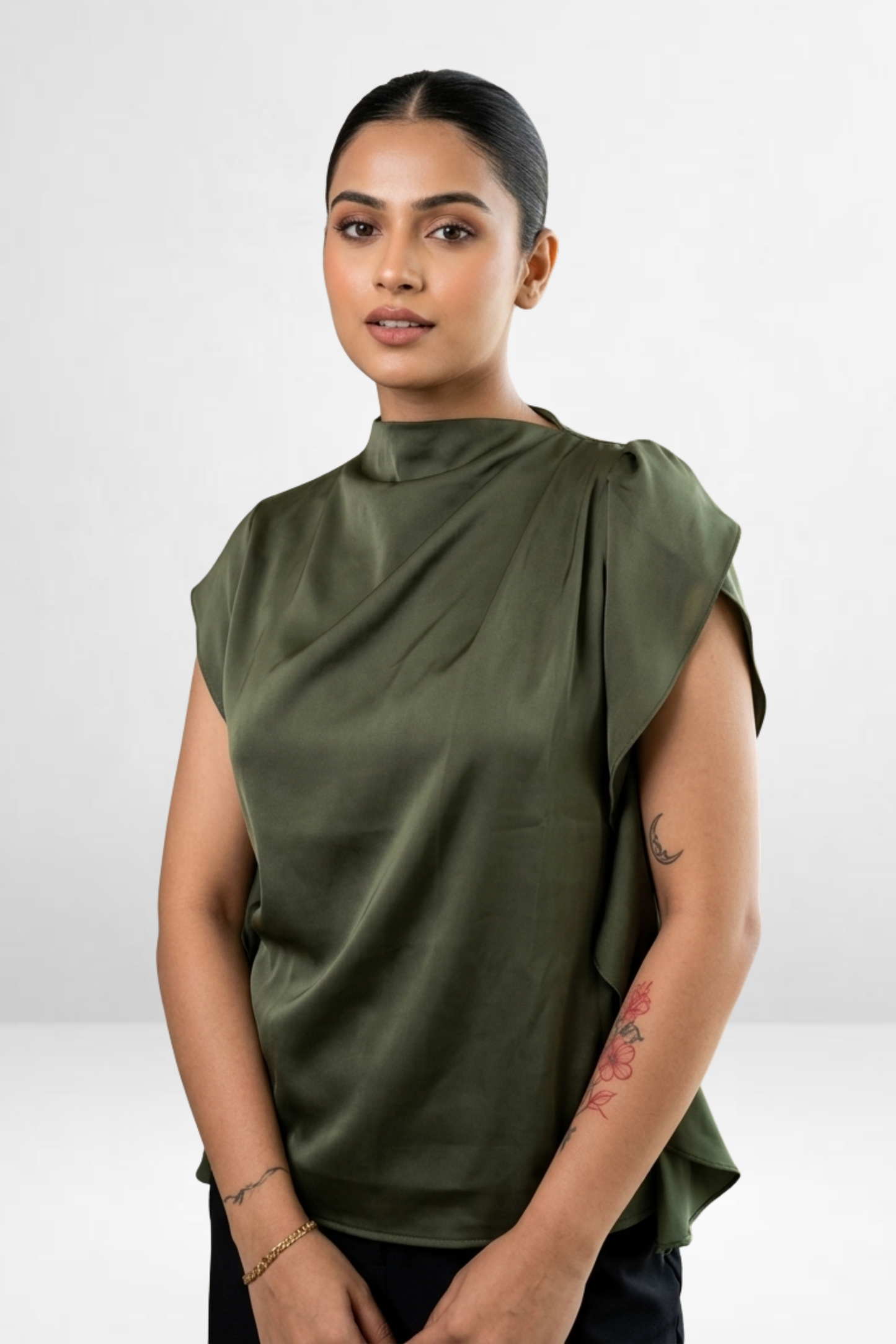 Drape Ruffle Top