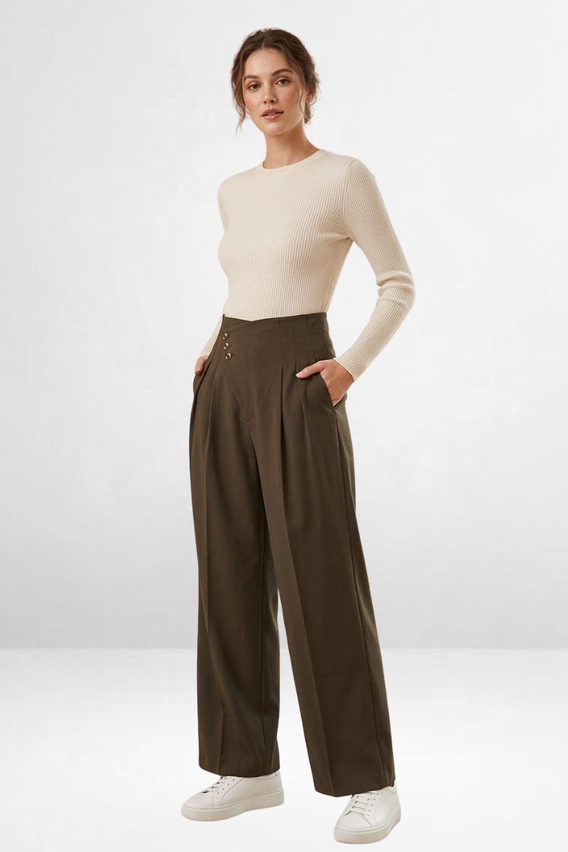 3 Buttoned Trousers