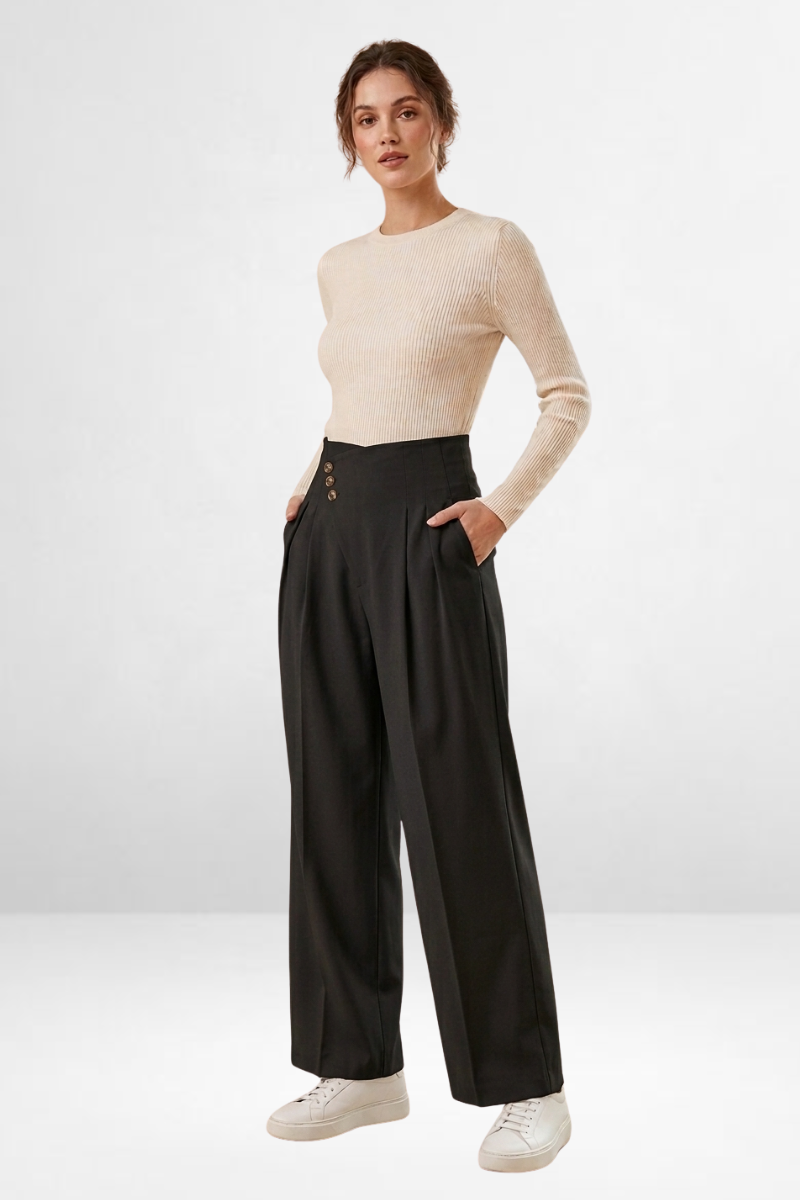 3 Buttoned Trousers